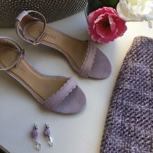 Lilac suede heels - Talbots